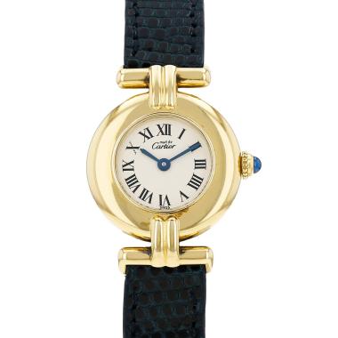 Montre Cartier Must Colisée en vermeil Ref: Cartier - 590002  Vers 1990