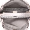 Borsa Fendi  Peekaboo mini  in pelle martellata argentata - Detail D3 thumbnail