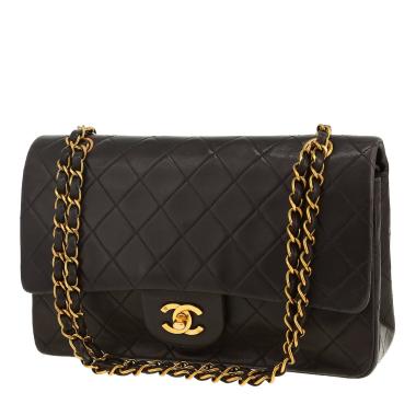 Borsa Chanel  Timeless Classic in pelle trapuntata nera