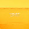 Goyard  Saigon mini  handbag  in yellow Goyard canvas  and yellow leather - Detail D2 thumbnail