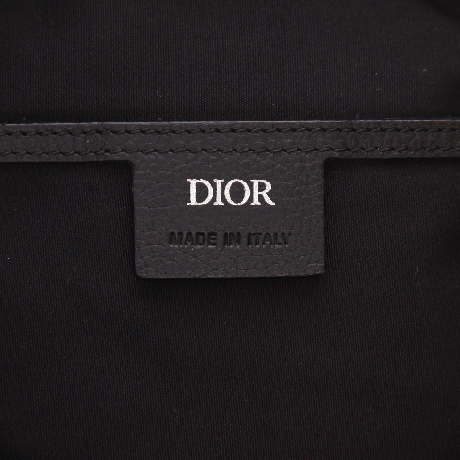 Dior   backpack  in black and grey monogram canvas Oblique - Detail D2