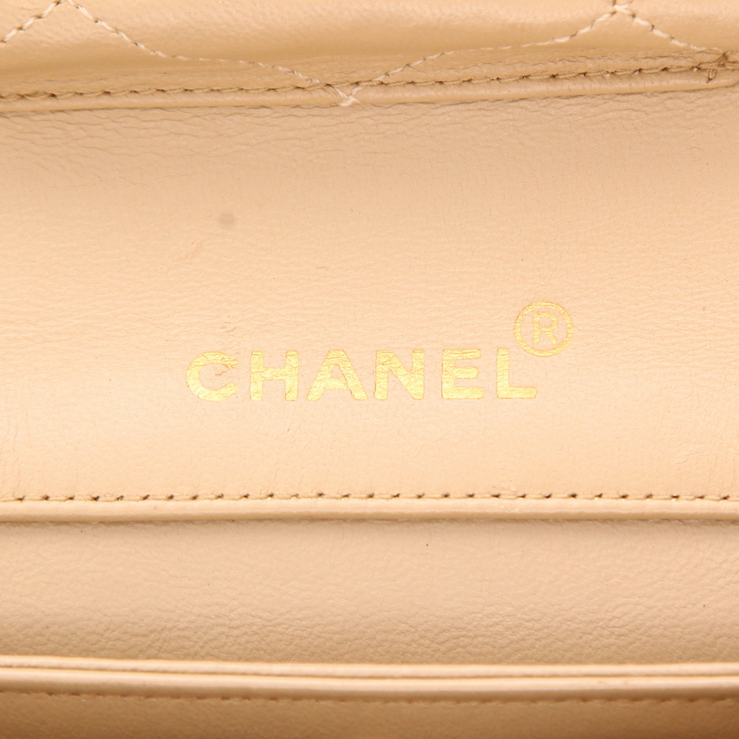 Borsa Chanel  Timeless in pelle trapuntata beige - Detail D2