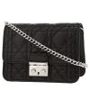 Dior  Miss Dior small model  shoulder bag  in black leather cannage - 00pp thumbnail