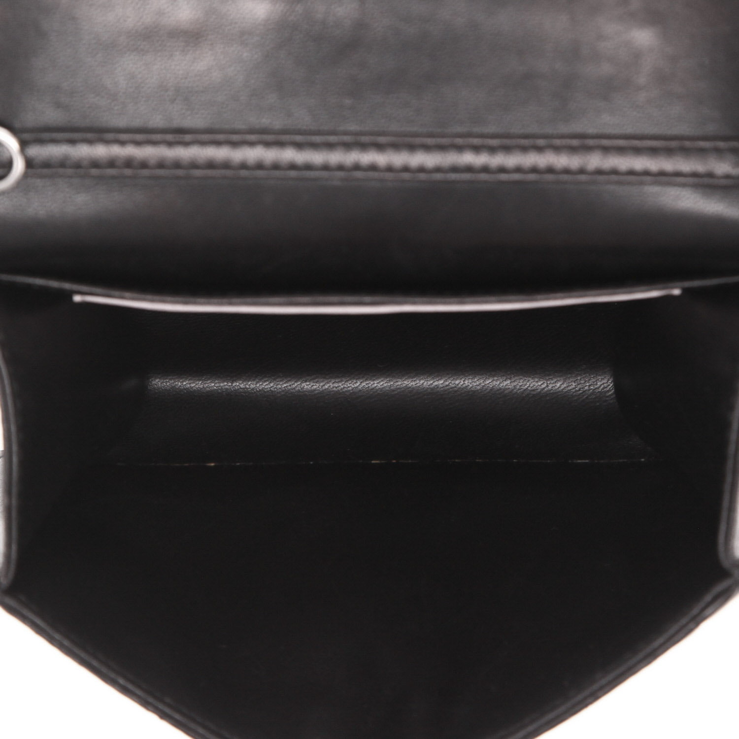 Bolso bandolera Dior Miss Dior modelo pequeño en cuero cannage negro - Detail D3