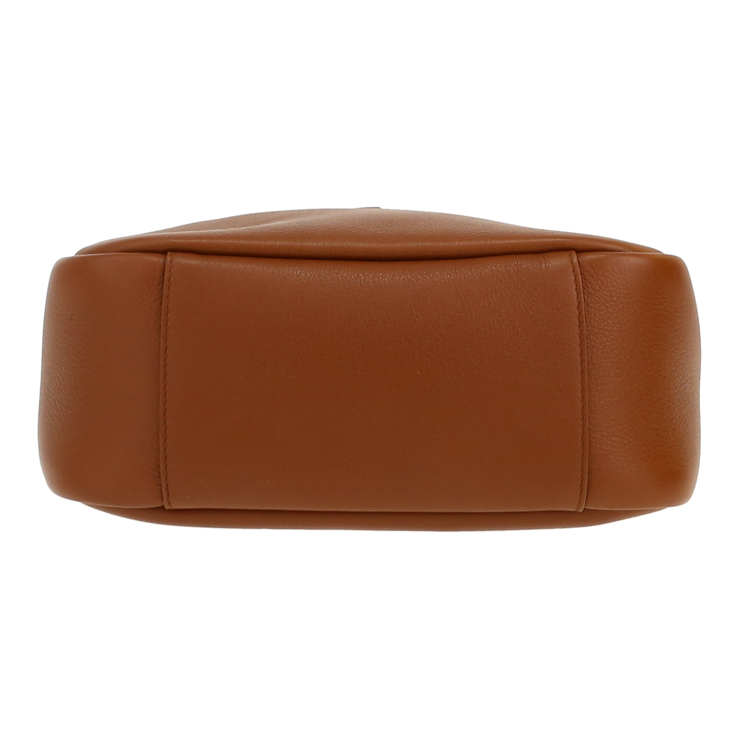 Borsa Saint Laurent  5 à 7 modello piccolo  in pelle martellata marrone - Detail D1