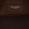 Saint Laurent  5 à 7 small model  handbag  in brown grained leather - Detail D2 thumbnail
