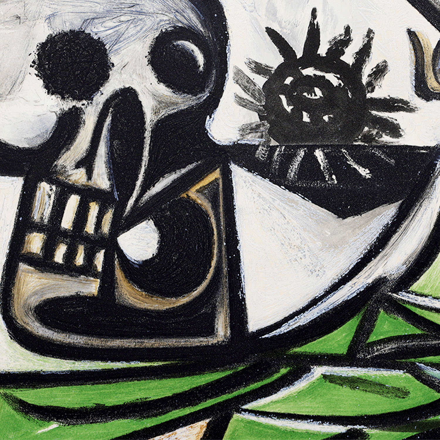 Pablo Picasso (1881-1973), Nature morte au crâne - 1960 - Detail D1