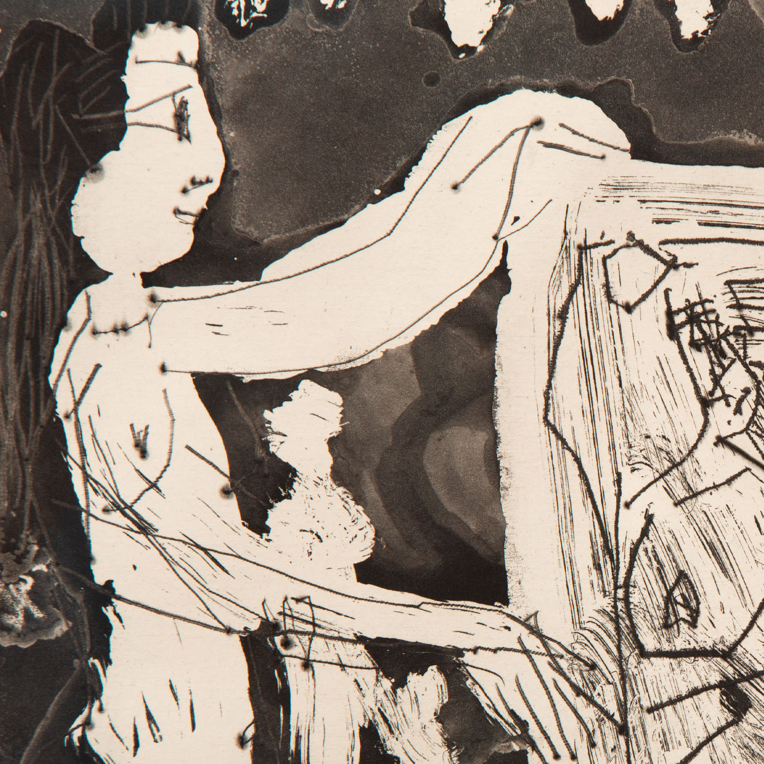 Pablo Picasso (1881-1973), Dans l'Atelier - 1965 - Detail D1