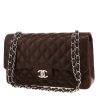 Sac à main Chanel  Timeless Classic en cuir matelassé marron - 00pp thumbnail