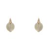 Paire de boucles d'oreilles Pomellato Luna en or rose, pierre de lune et diamants - 00pp thumbnail