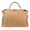 Sac à main Fendi  Peekaboo en cuir beige - Detail D4 thumbnail