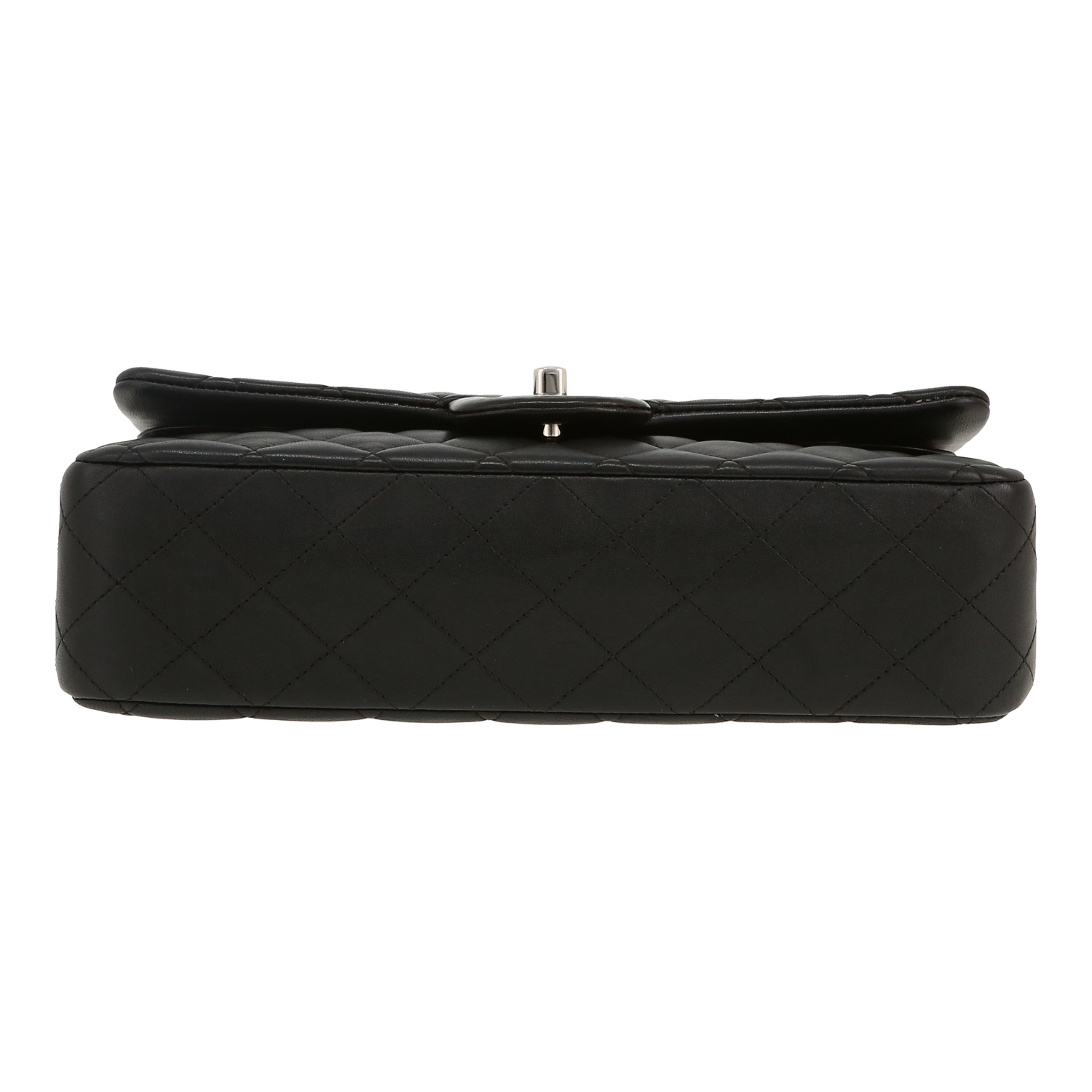 Sac à main Chanel  Timeless Classic en cuir matelassé noir - Detail D1