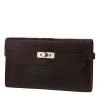 Portefeuille Hermès  Kelly wallet en alligator prune - 00pp thumbnail