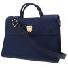 Borsa Dior  Diorever in pelle blu - 00pp thumbnail