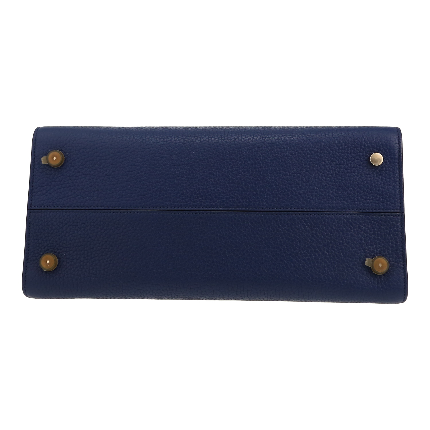 Dior Diorever handbag in blue leather - Detail D1