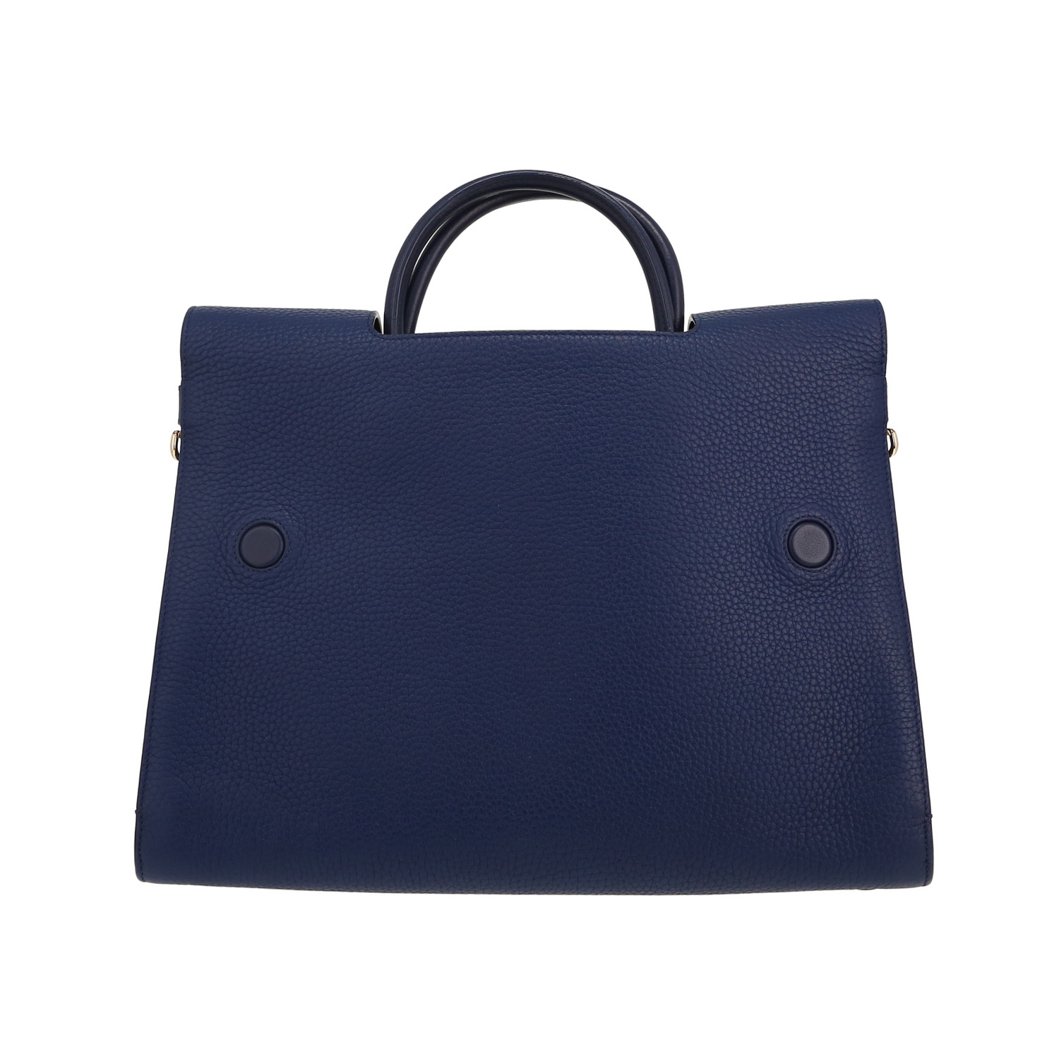 Dior Diorever handbag in blue leather - Detail D4