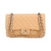 Borsa Chanel  Timeless Classic in pelle martellata e trapuntata beige - 360 thumbnail