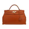 Sac à main Hermès  Kelly 40 cm en cuir Courchevel gold - 360 thumbnail