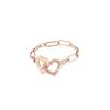 Dinh Van Double Coeurs R7 ring in pink gold - 00pp thumbnail