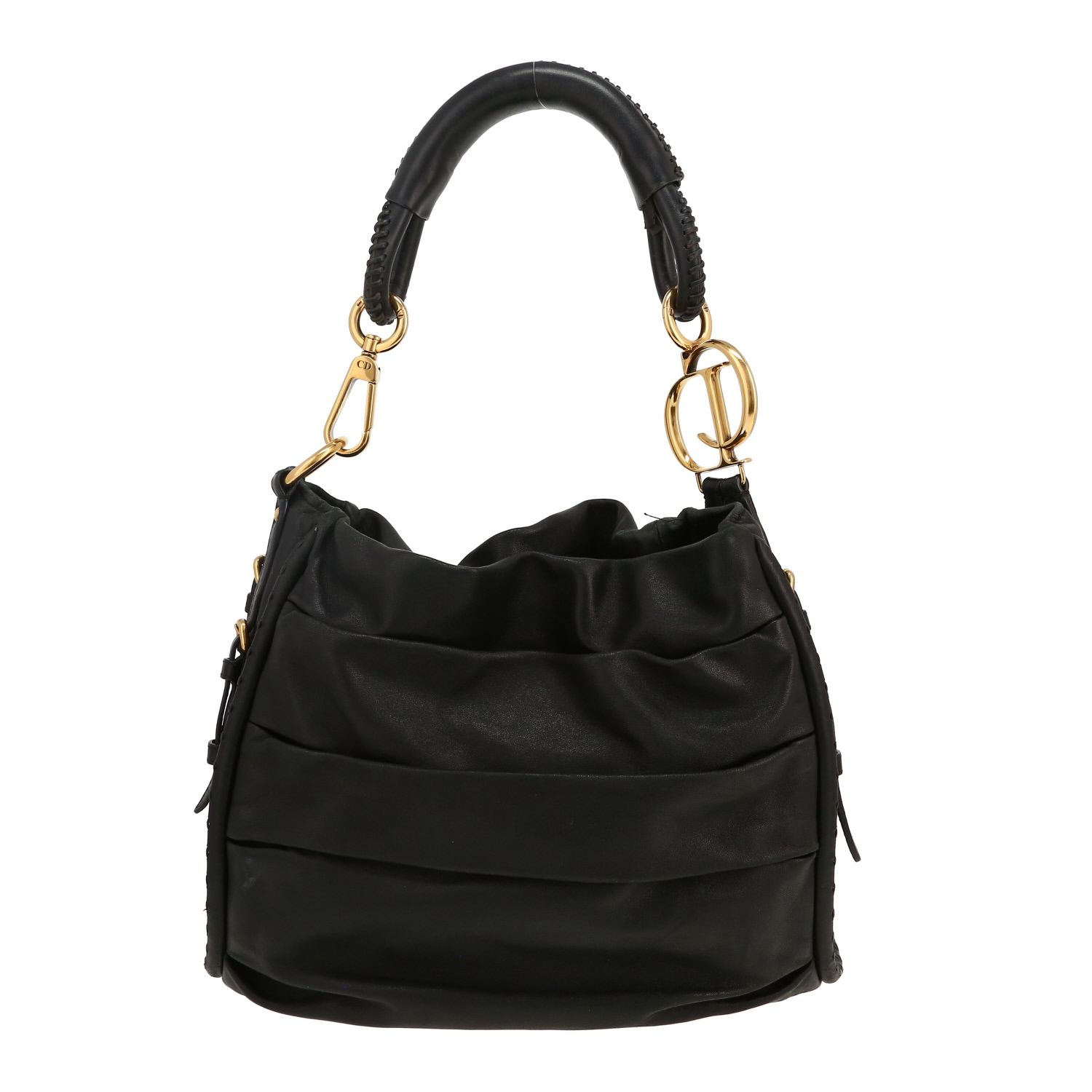 Borsa Dior   in pelle nera - Detail D4