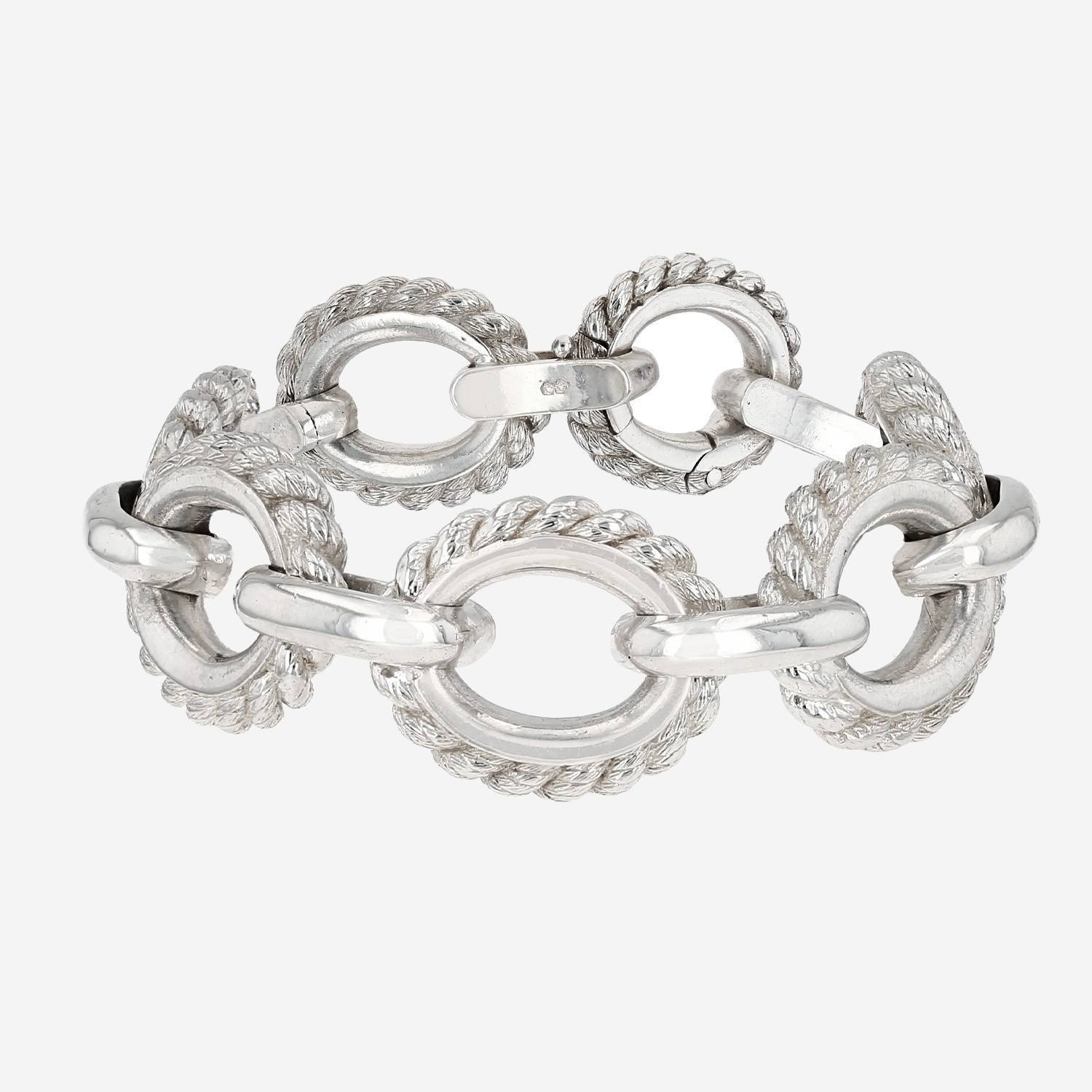 Bracelet Vintage Gaetan de Percin  en argent