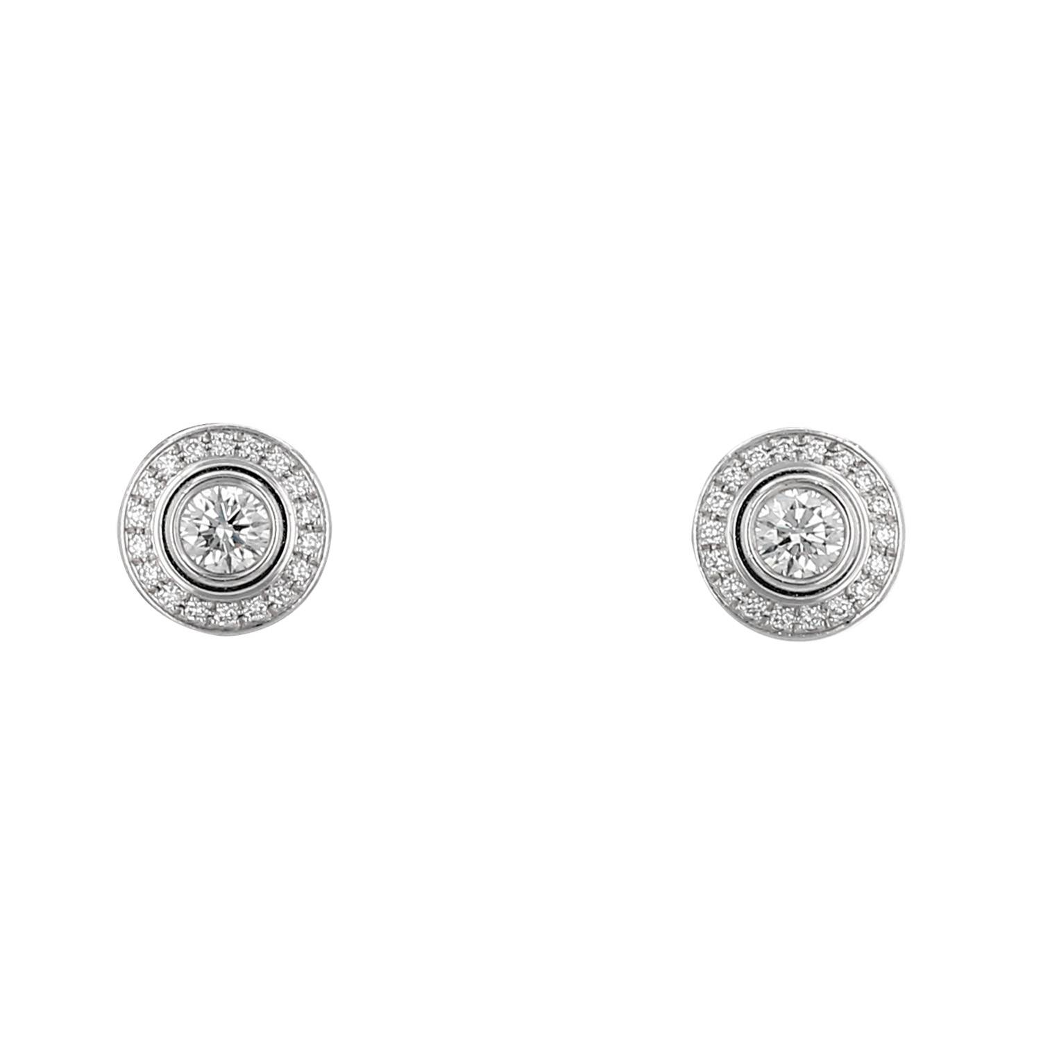 Cartier Cartier d'Amour small earrings in white gold and diamonds