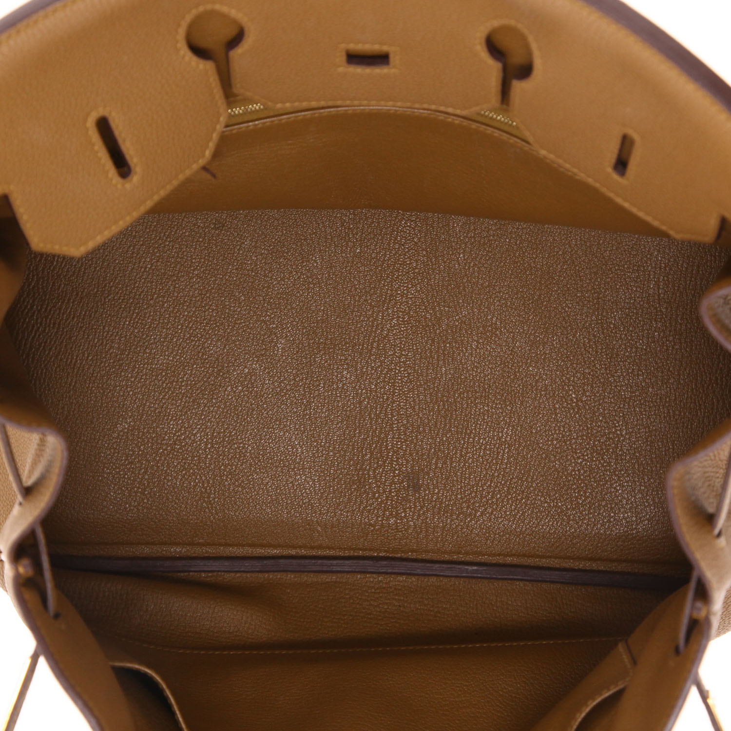 Hermès  Birkin 35 cm handbag  in bronze togo leather - Detail D3