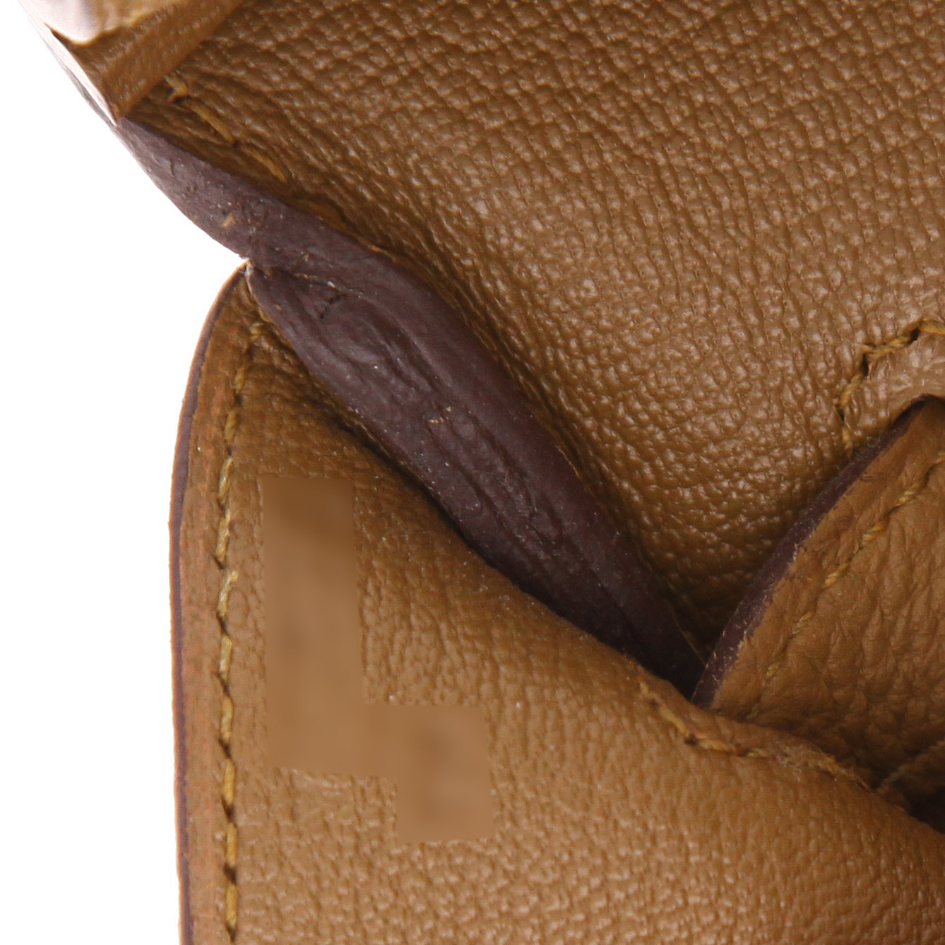 Borsa Hermès  Birkin 35 cm in pelle togo bronzo - Detail D4