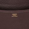Hermès  Duffle shoulder bag  in brown Fjord leather - Detail D2 thumbnail
