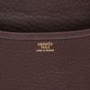 Sac bandoulière Hermès  Duffle en cuir Fjord marron - Detail D2 thumbnail