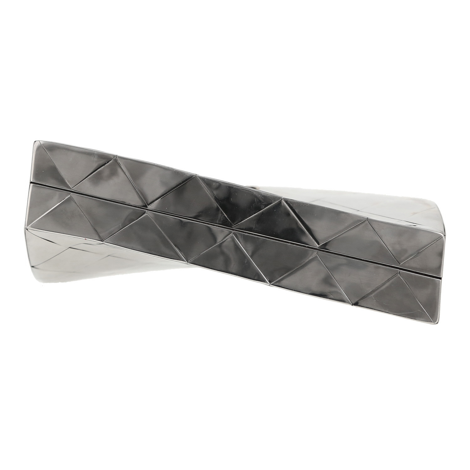 Chanel  Pearl pouch silver mirror metal - Detail D1