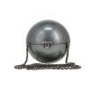 Minaudière Chanel  Pearl en plexiglas gris argenté - 360 thumbnail