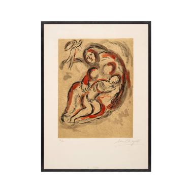 Marc Chagall (1887-1985), Agar dans le désert - 1960