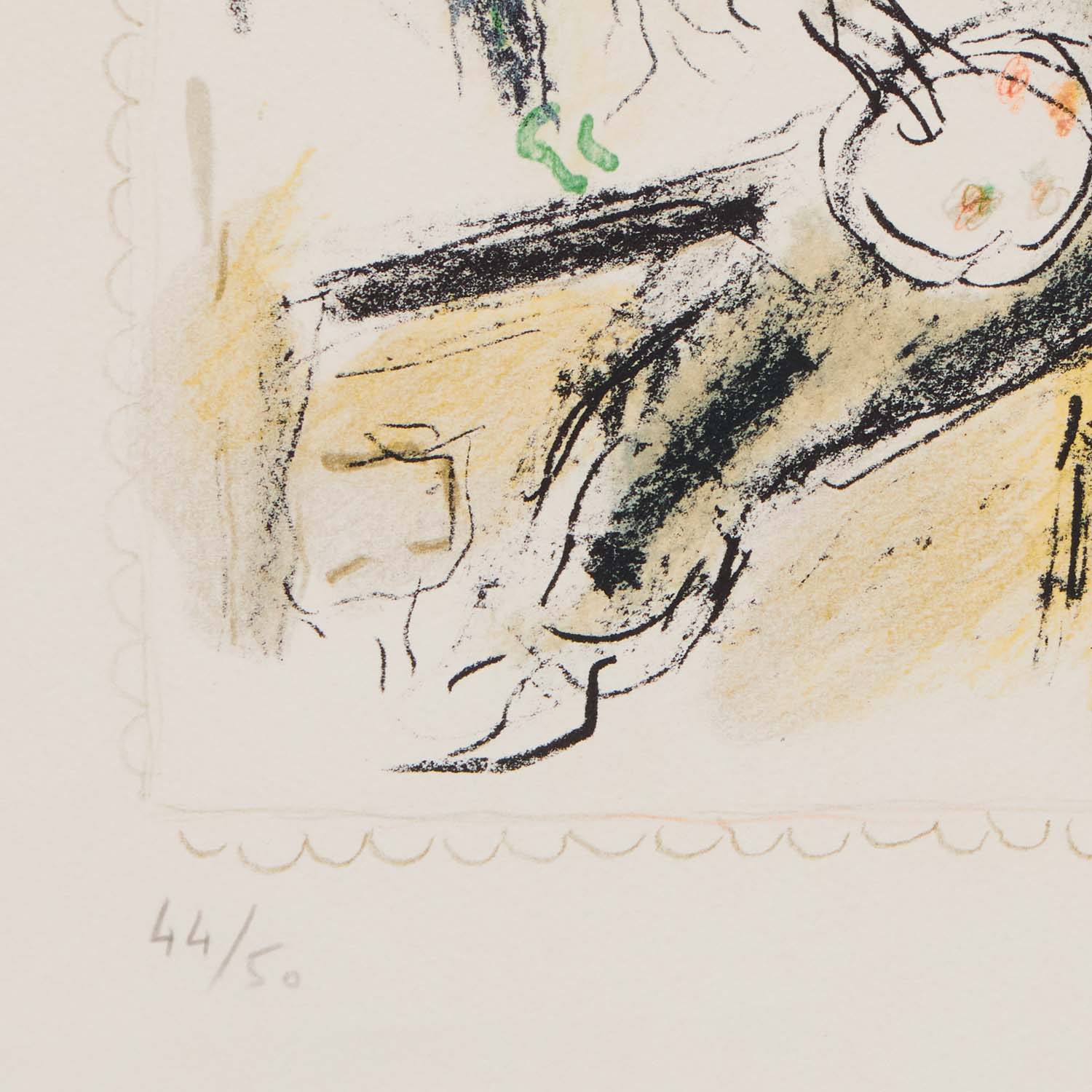 Le Peintre bleu - 1980 - Detail D3