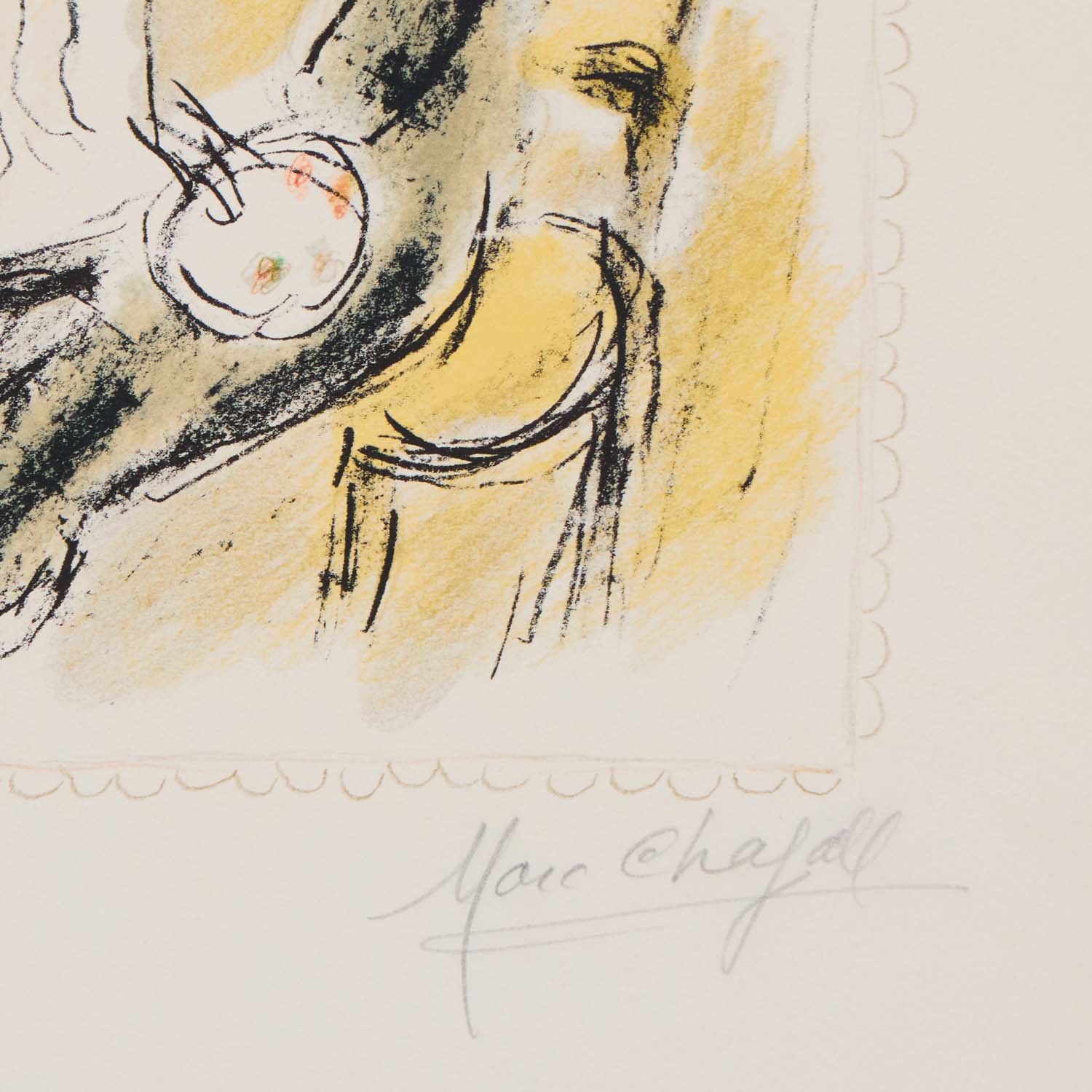 Le Peintre bleu - 1980 - Detail D4