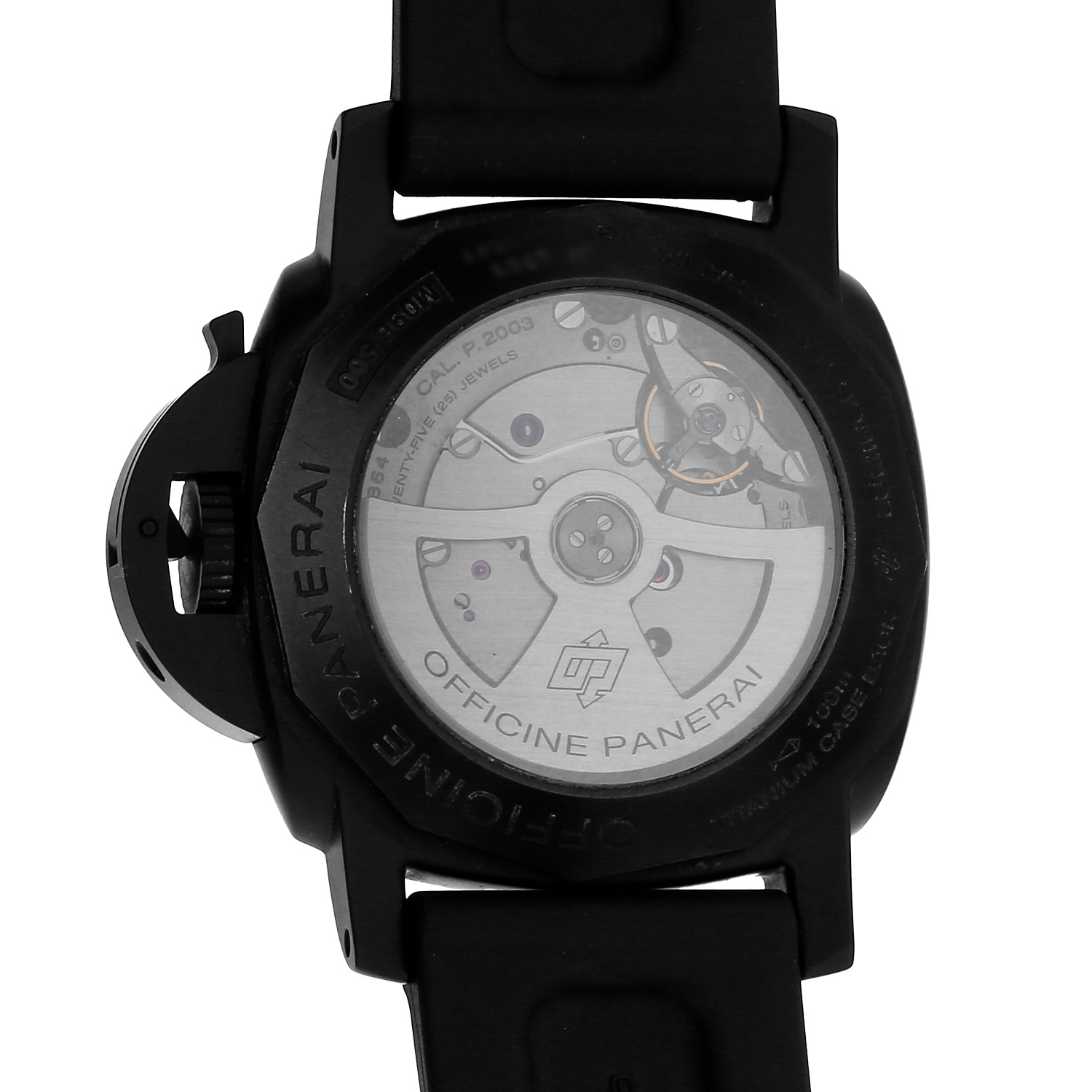 Orologio Panerai Luminor 1950 10 Days GMT in ceramica Ref: Panerai - PAM00335  Circa 2010 - Detail D3