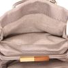 Sac à main Fendi   en cuir grainé argenté - Detail D4 thumbnail