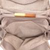 Sac à main Fendi   en cuir grainé argenté - Detail D5 thumbnail