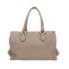 Sac à main Fendi   en cuir grainé argenté - Detail D6 thumbnail