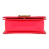 Chanel  Boy small model  shoulder bag  in pink patent leather - Detail D1 thumbnail