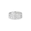 Anello Dinh Van Pulse in oro bianco e diamanti - 00pp thumbnail