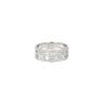 Anello Dinh Van Pulse in oro bianco e diamanti - 360 thumbnail
