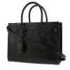 Sac à main Saint Laurent  Sac de jour Baby en cuir noir - 00pp thumbnail