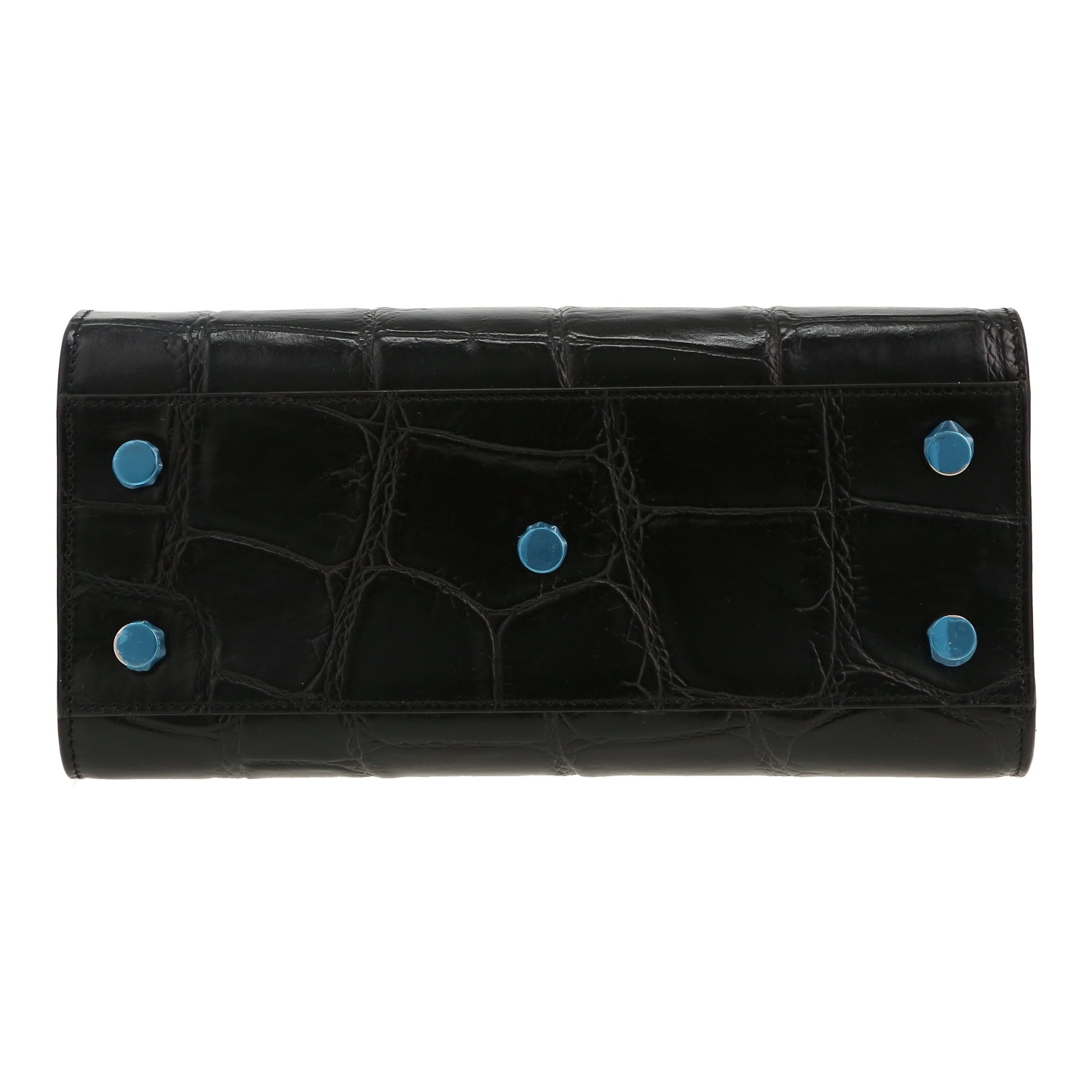 Saint Laurent  Sac de jour Baby handbag  in black leather - Detail D1