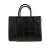 Sac à main Saint Laurent  Sac de jour Baby en cuir noir - Detail D4 thumbnail