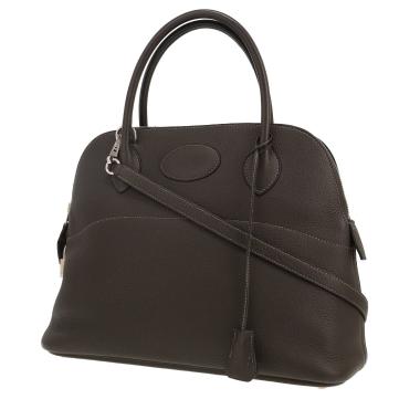 Sac à main Hermès  Bolide 31 cm en cuir togo Gris Meyer