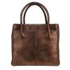 Sac cabas Chanel  Executive en python bronze - Detail D5 thumbnail