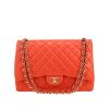 Borsa a tracolla Chanel  Timeless Maxi Jumbo in pelle trapuntata arancione - 360 thumbnail