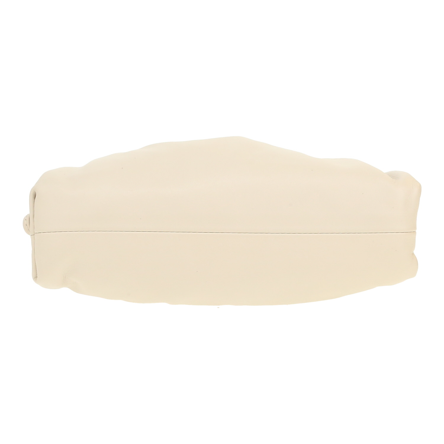 Sac/pochette Bottega Veneta  Pouch mini  en cuir blanc - Detail D1