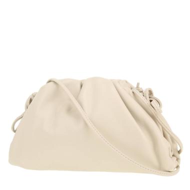 Sac/pochette Bottega Veneta  Pouch mini  en cuir blanc